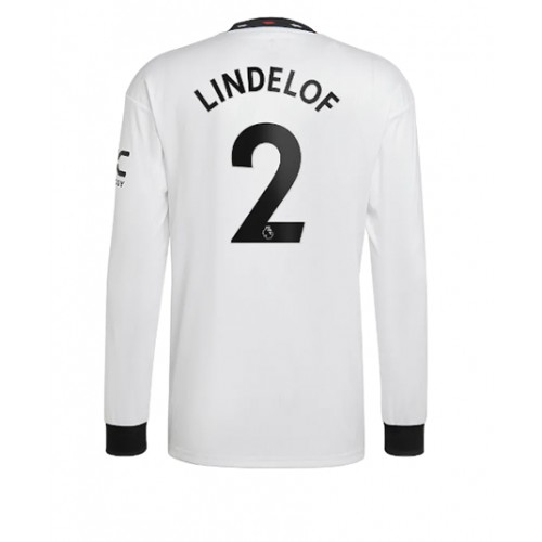 Manchester United Victor Lindelof #2 Bortedrakt 2022-23 Langermet Manchester United Victor Lindelof #2 Bortedrakt 2022-23 Langermet